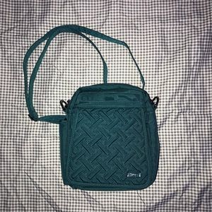 Teal Crossbody Lug Bag